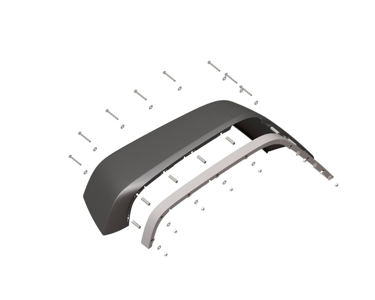 Kotflügel Verbreiterung 25mm Spacer für Wrangler JK 2D / 4D - 2007 - 2018