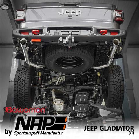 Bawarrion - Klappenauspuffanlage für Wrangler JT 3.6l V6