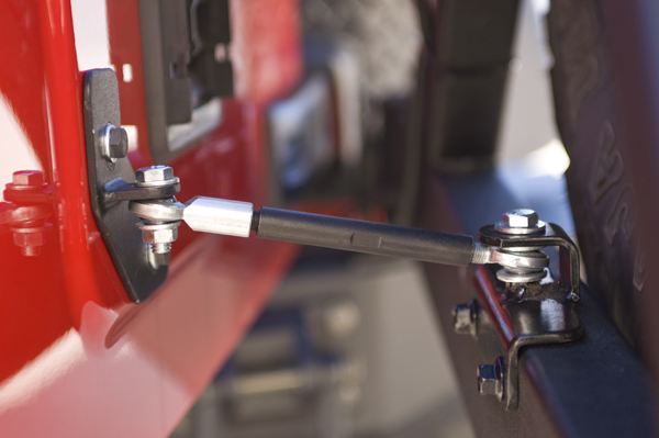 Verbindung von Reserveradträger und Heckklappe für Jeep Wrangler JK