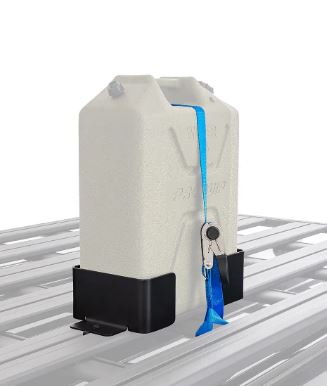 Rhino Rack Single Kanisterhalter mit Zurrgurt und Zwifloc