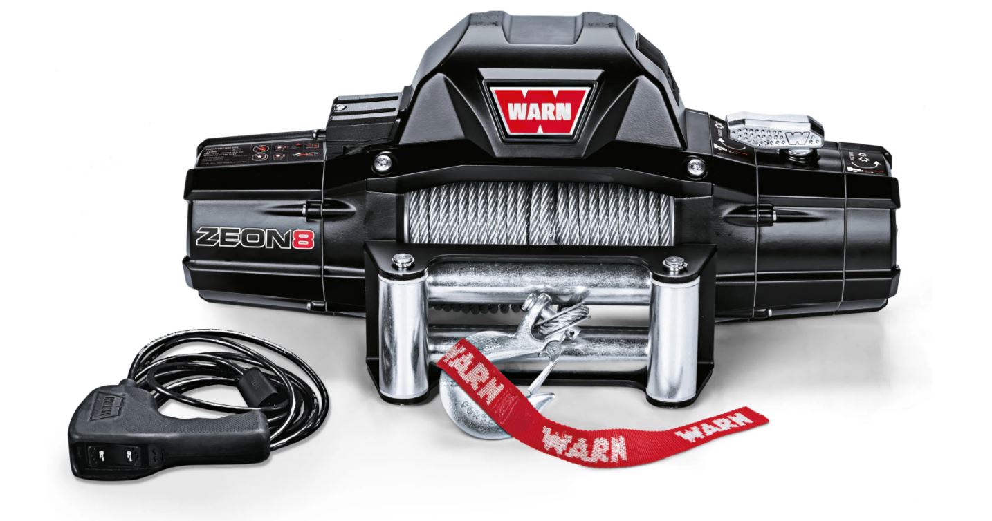 WARN Seilwinde ZEON 8 12V 3.630 kg Zugkraft