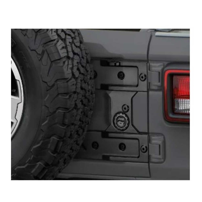 Donkivvy 2 Stück Heckscheiben-Heizungsleitungs-Abdeckung Für Jeep Wrangler JL 2018–2023 – ABS Schwarz