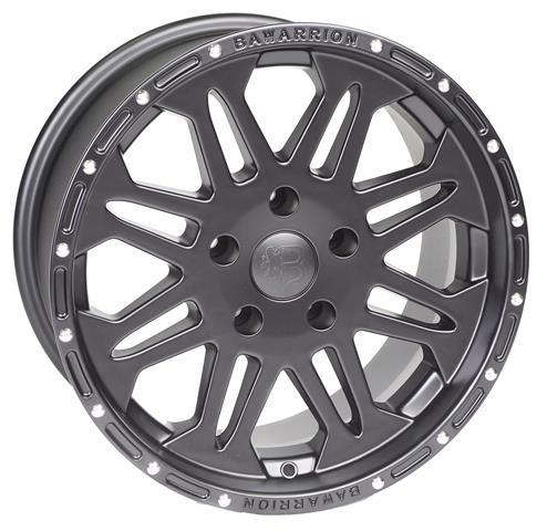 Bawarrion Coffi Leichtmetallfelge Jeep Wrangler JK 17 Zoll schwarz matt