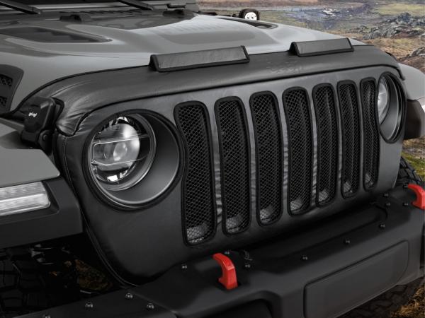 Kühlergrill Cover schwarz Jeep Wrangler JL & Gladiator JT