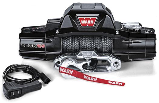 Warn Zeon 10 S Seilwinde mit Synthetikseil für Jeep Wrangler JK