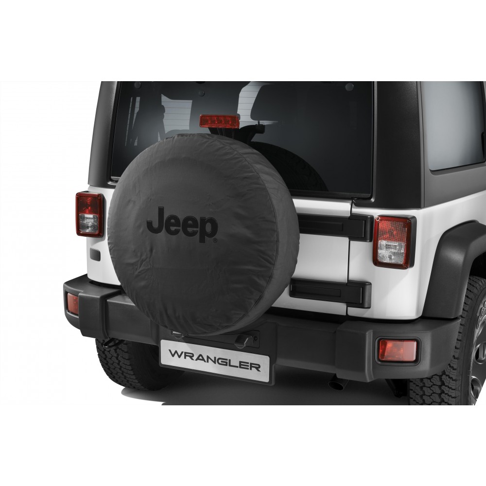 Edelstahlreifencover Reserveradabdeckung für Jeep Wrangler JL 2018- 255/75R17 