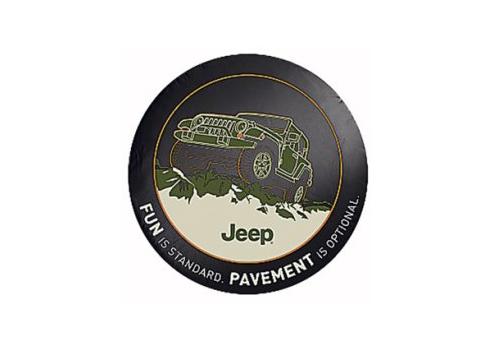 spare tire cover mopar jeep wrangler jk