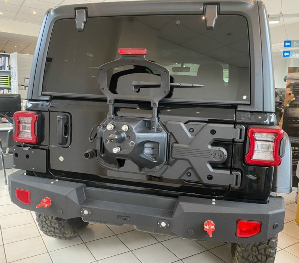 NSR Alu Heckstoßstange Euros Style Jeep JL 18-