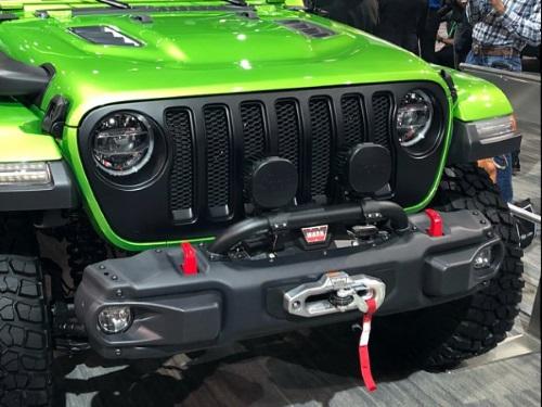 MOPAR - Kühlergrill schwarz matt passend für Wrangler JL & Gladiator JT ab 2018