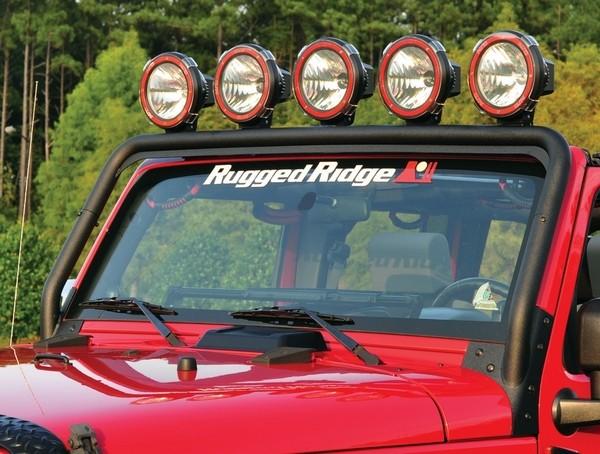 Rugged Ridge Windshield Lightbar Jeep Wrangler JK