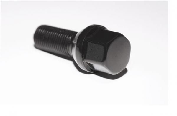 Radschraube schwarz, M12 mit 17mm Schlüsselweite für Jeep Renegade und Cherokee