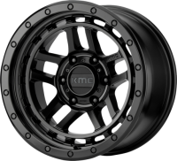 KMC - KM540 Recon Felge 17" x 8,5" ET+18 Schwarz / Rot-Schwarz für Wrangler JK & JL KMC - KM540 Recon Felge 17" x 8,5" ET+18 Schwarz / Rot-Schwarz für Wrangler JK & JL