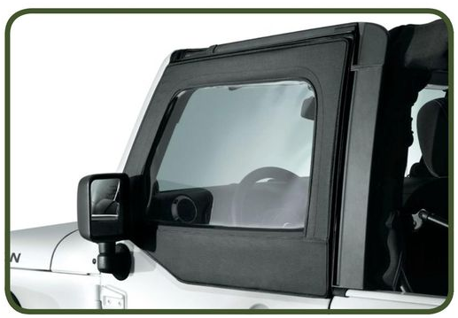 Fenster Satz Halbtüren Softtop Jeep Wrangler JK Mopar