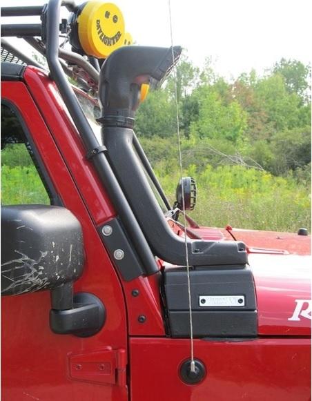 Gobi - Rugged Ridge Schnorchel Adapter für Jeep Wrangler JK 2007 - 2018