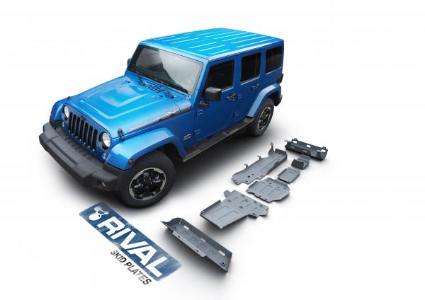 RIVAL Unterfahrschutz Jeep Wrangler JK 6mm Aluminium